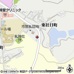 島根県安来市安来町1296周辺の地図