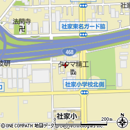 ヤマト株式会社　関東営業所周辺の地図