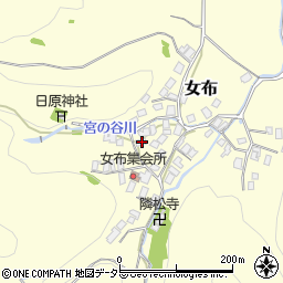 京都府舞鶴市女布454周辺の地図