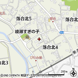 神奈川県綾瀬市落合北4丁目2-7周辺の地図