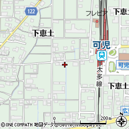 岐阜県可児市下恵土5287周辺の地図