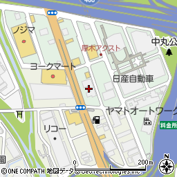神奈川県厚木市岡田3032周辺の地図
