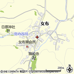 京都府舞鶴市女布322周辺の地図