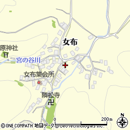 京都府舞鶴市女布323周辺の地図