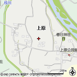 千葉県市原市上原周辺の地図