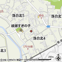 神奈川県綾瀬市落合北4丁目2-6周辺の地図