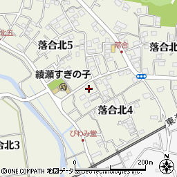 神奈川県綾瀬市落合北4丁目2-54周辺の地図