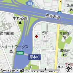 神奈川県厚木市岡田3110周辺の地図