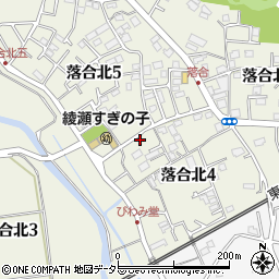 神奈川県綾瀬市落合北4丁目2-52周辺の地図
