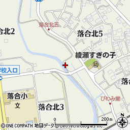 神奈川県綾瀬市落合北5丁目28周辺の地図