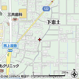 岐阜県可児市下恵土1482周辺の地図