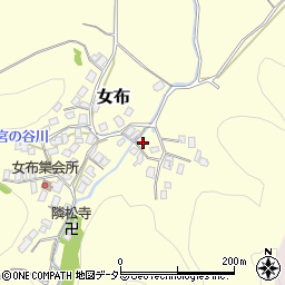 京都府舞鶴市女布304周辺の地図