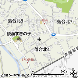 神奈川県綾瀬市落合北4丁目1-28周辺の地図