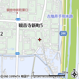 鳥取県米子市観音寺新町5丁目6周辺の地図