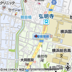 神奈川県横浜市南区大岡2丁目4周辺の地図
