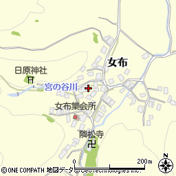 京都府舞鶴市女布452周辺の地図
