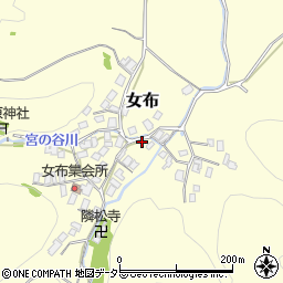 京都府舞鶴市女布317周辺の地図