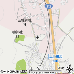 兵庫県養父市八鹿町上小田457周辺の地図