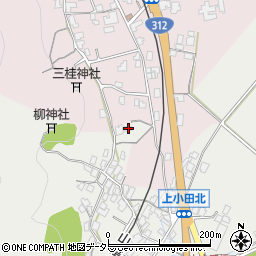 兵庫県養父市八鹿町上小田463周辺の地図
