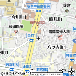 清水建設株式会社　岐阜営業所周辺の地図