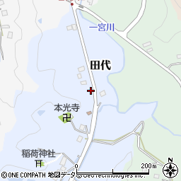 千葉県長生郡長柄町田代3周辺の地図