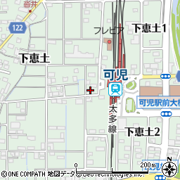 岐阜県可児市下恵土5176周辺の地図