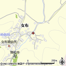 京都府舞鶴市女布303周辺の地図