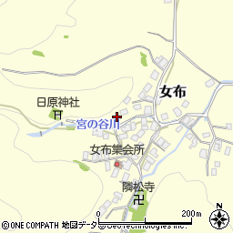 京都府舞鶴市女布566周辺の地図