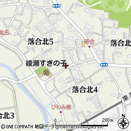 神奈川県綾瀬市落合北5丁目6-23周辺の地図