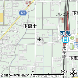 岐阜県可児市下恵土5207周辺の地図