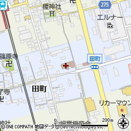 虎姫公民館周辺の地図
