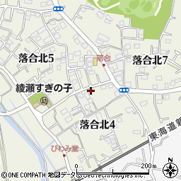 神奈川県綾瀬市落合北4丁目1-51周辺の地図