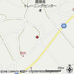 岐阜県恵那市三郷町野井1986周辺の地図
