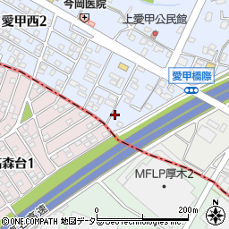 神奈川県厚木市愛甲西2丁目2-14周辺の地図