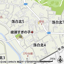 神奈川県綾瀬市落合北5丁目5-9周辺の地図