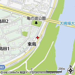 岐阜県岐阜市東島周辺の地図