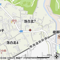 神奈川県綾瀬市落合北7丁目9-35周辺の地図