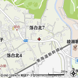 神奈川県綾瀬市落合北7丁目9-40周辺の地図