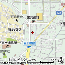 岐阜県可児市下恵土1578周辺の地図