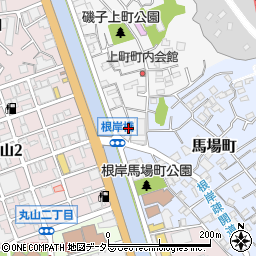 神奈川県横浜市磯子区上町4-13周辺の地図