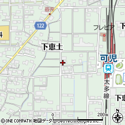 岐阜県可児市下恵土5210周辺の地図