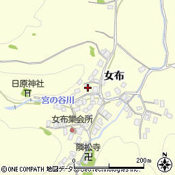 京都府舞鶴市女布572周辺の地図