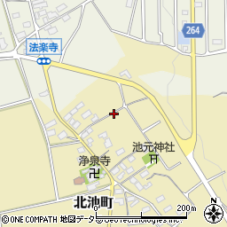 滋賀県長浜市北池町周辺の地図