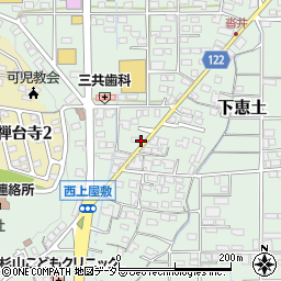 岐阜県可児市下恵土1505周辺の地図