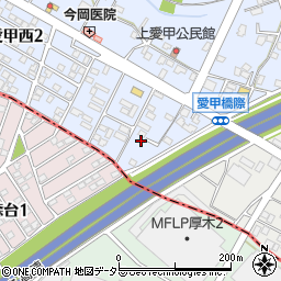 神奈川県厚木市愛甲西2丁目2-20周辺の地図