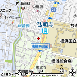 神奈川県横浜市南区大岡2丁目3周辺の地図