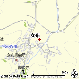 京都府舞鶴市女布310周辺の地図