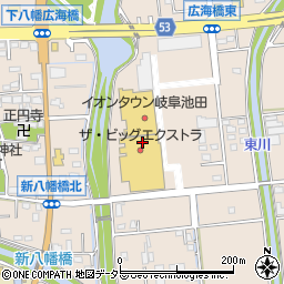 アスビーファム　岐阜池田店周辺の地図