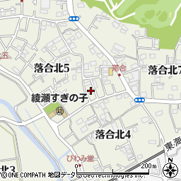 神奈川県綾瀬市落合北5丁目5周辺の地図