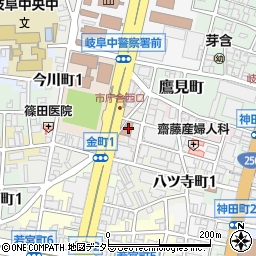 岐阜県岐阜市明徳町6周辺の地図